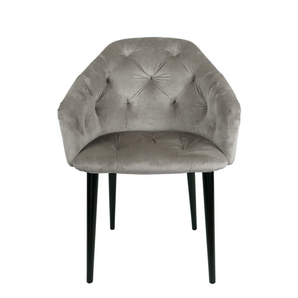 Muffo Stuhl KATRINA (1 St), Elegante Steppung der Rückenlehne, elegante Metallbeine