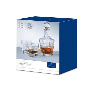 Villeroy & Boch Whiskyglas Ardmore Club Whisky-Set 3er Set, Glas