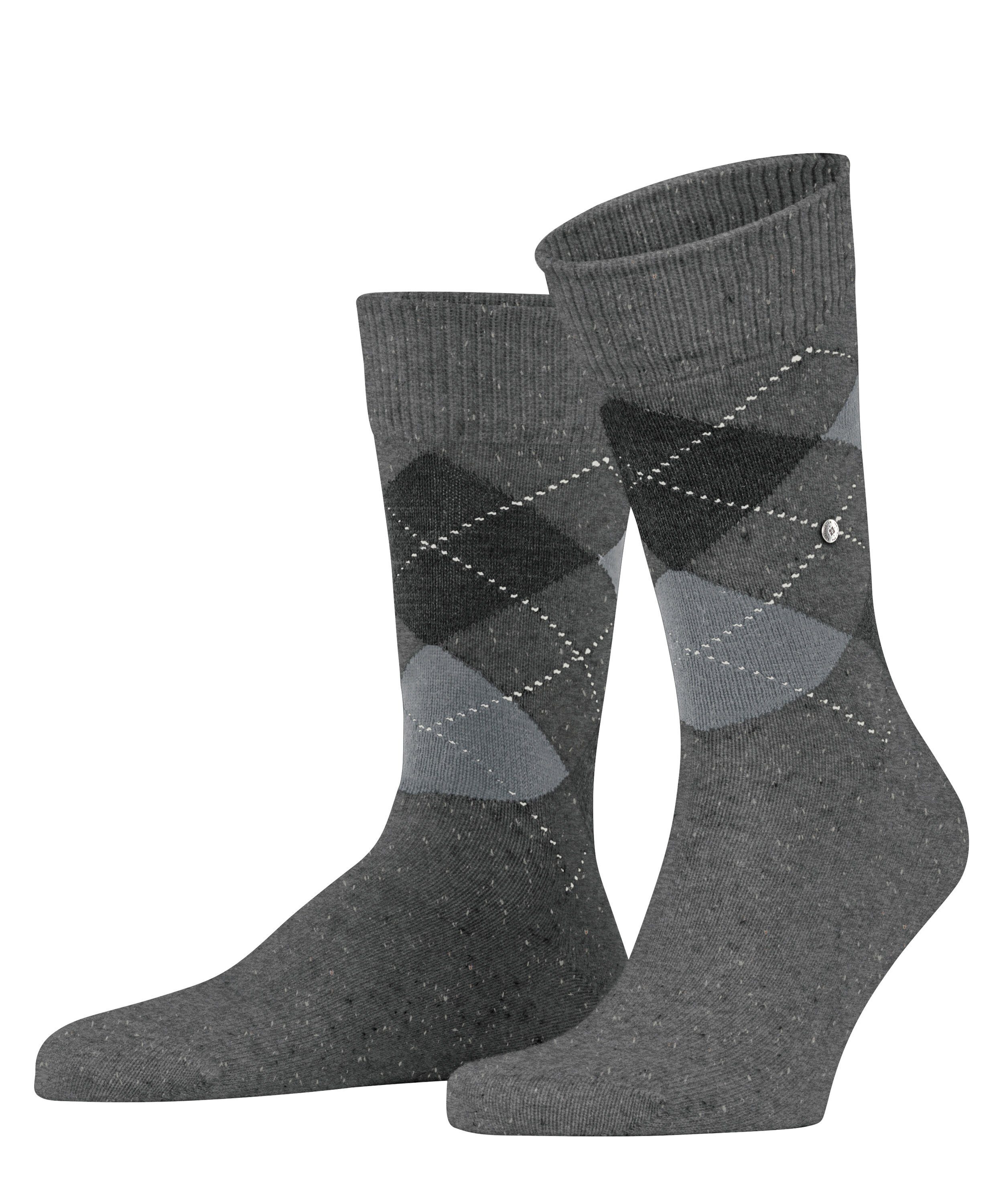 Burlington Socken Dundee (1-Paar) (3975) carbon mel.