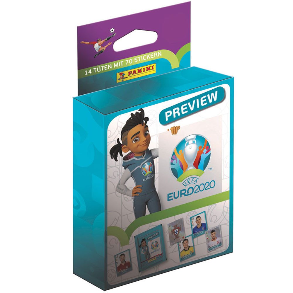 Panini Sammelkarte Panini - EURO 2020 Preview - Sammelsticker - 1 Blister(14 Tüten)