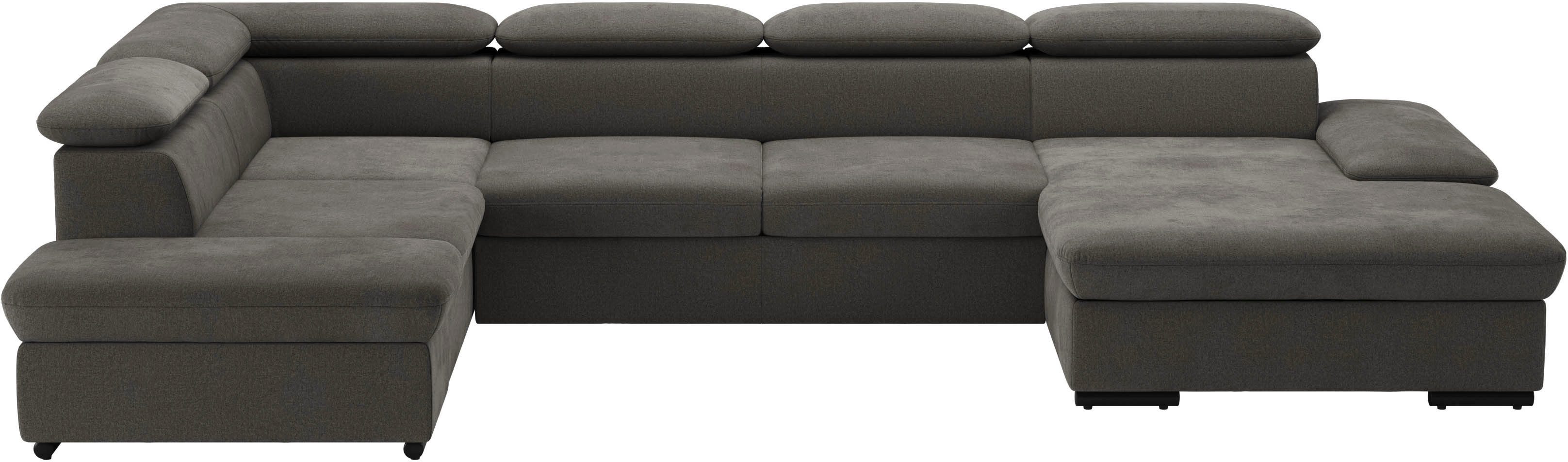 sit&more Wohnlandschaft "Alcudia U-Form" wahlweise mit Bettfunktion günstig online kaufen