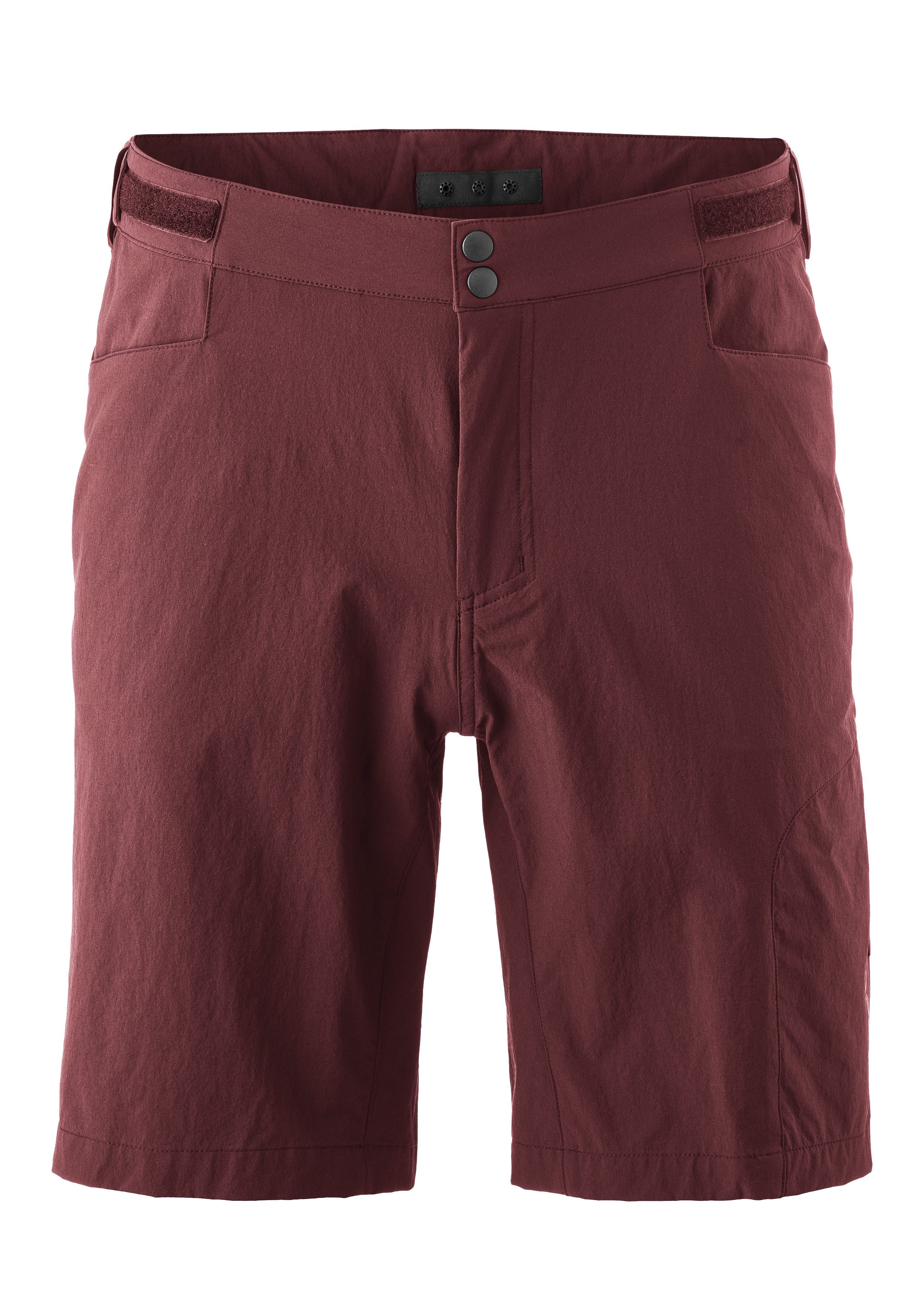 Gonso Fahrradhose Adventure Shorts M Herren Radhose mit einknöpfbarer Radunterhose mit Sitzpolster