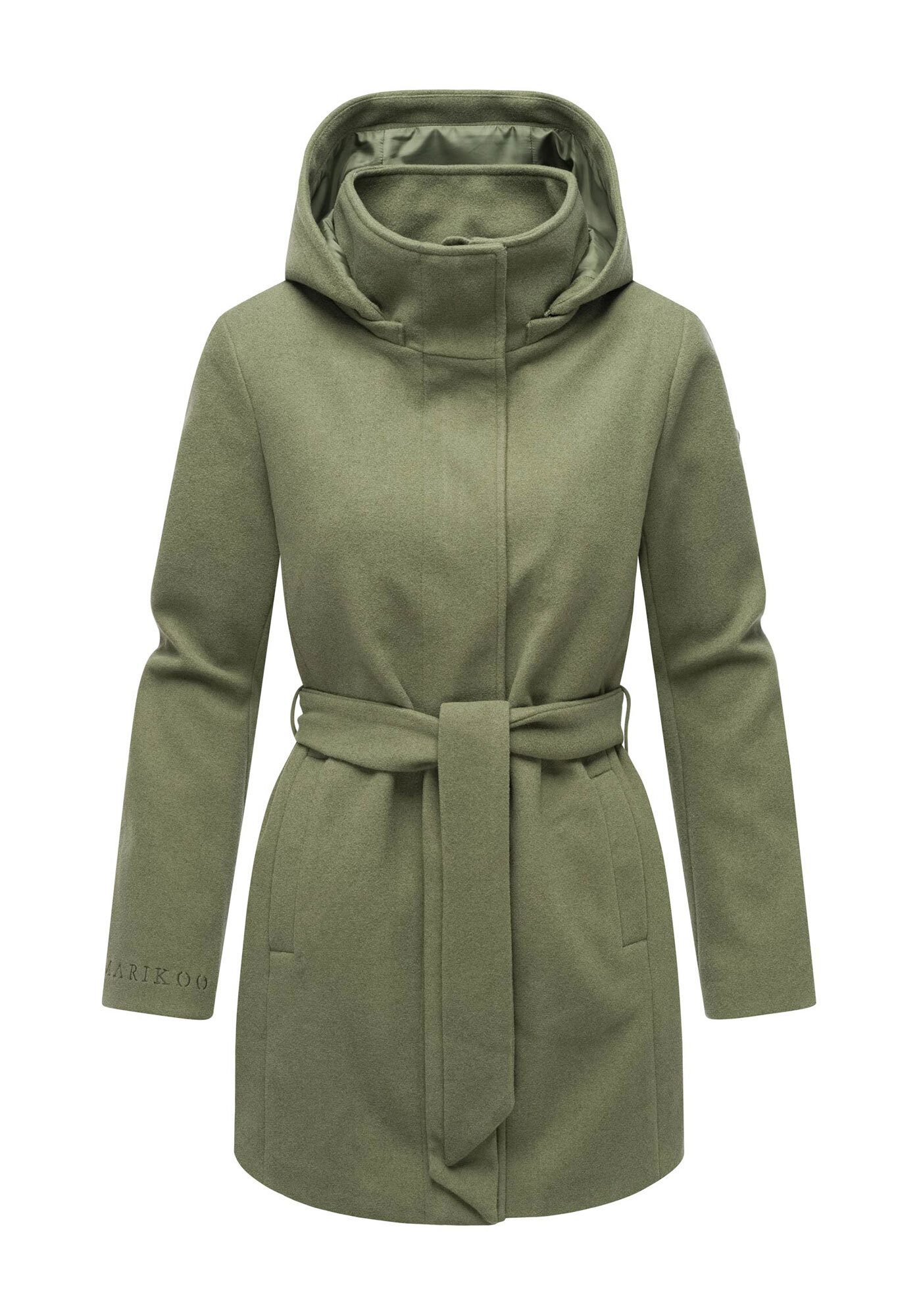 Marikoo Kurzmantel Katalinaa Eleganter Wickel Mantel günstig online kaufen