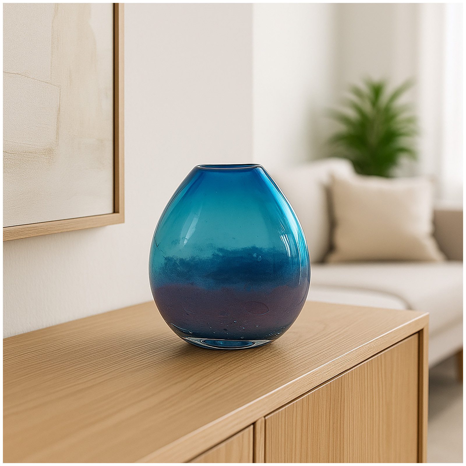 NTK-Collection Dekovase Glasvase 20 cm Laguna Ceres (Stück, 1 St., 1 Vase), günstig online kaufen