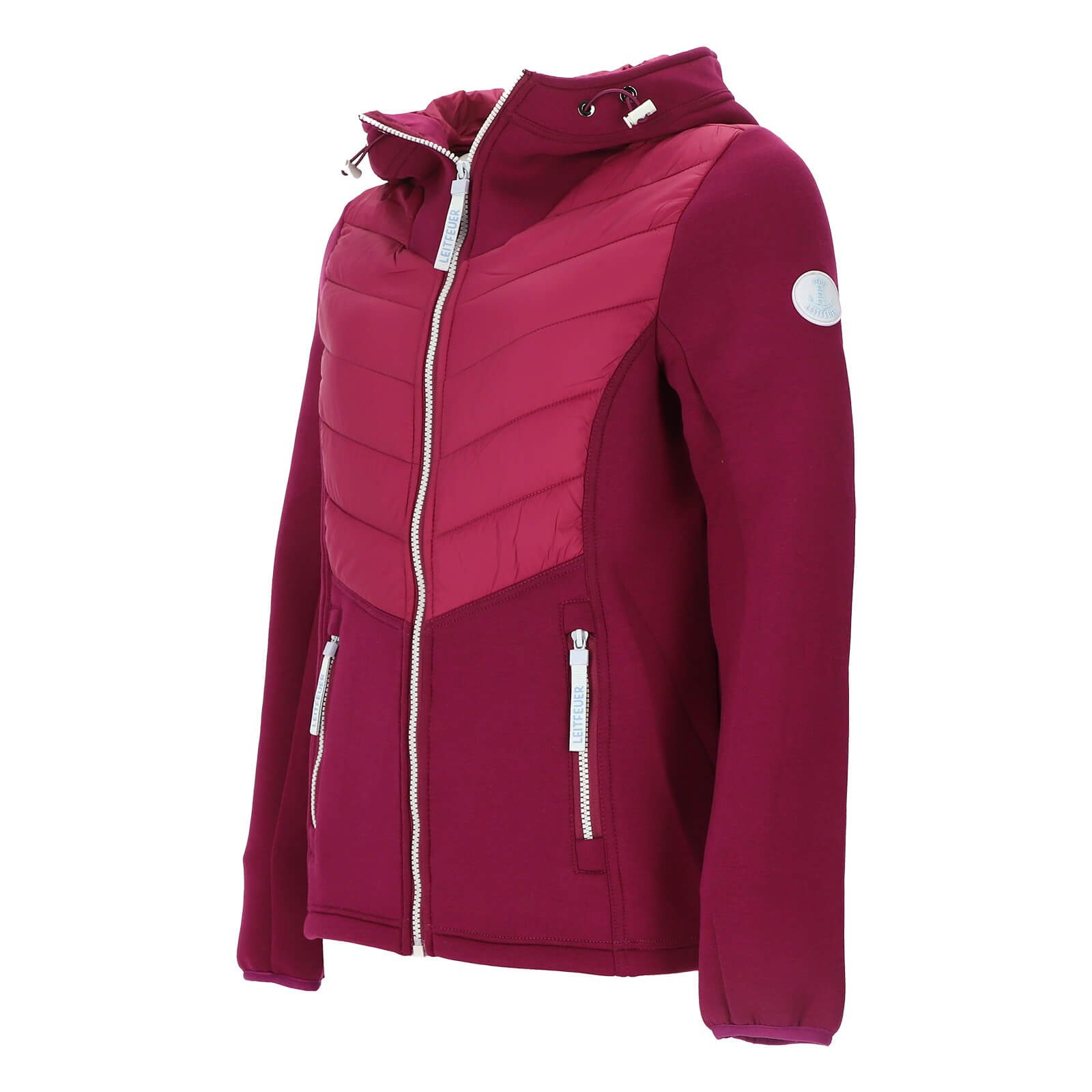 Leitfeuer Steppjacke Damen Hybridjacke mit Kontrast-Steppung - Modische Jac günstig online kaufen