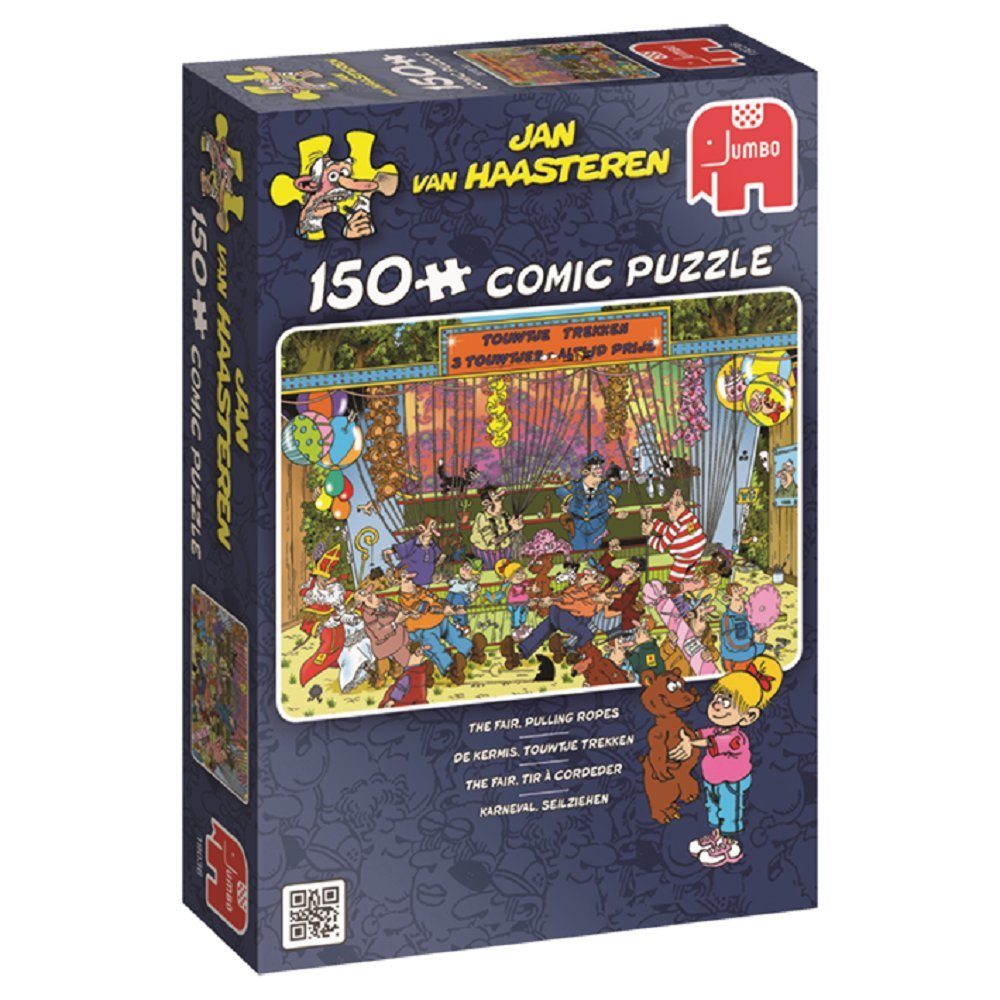 Puzzle Jan van Haasteren Karneval Seilziehen,150 Teile Puzzle