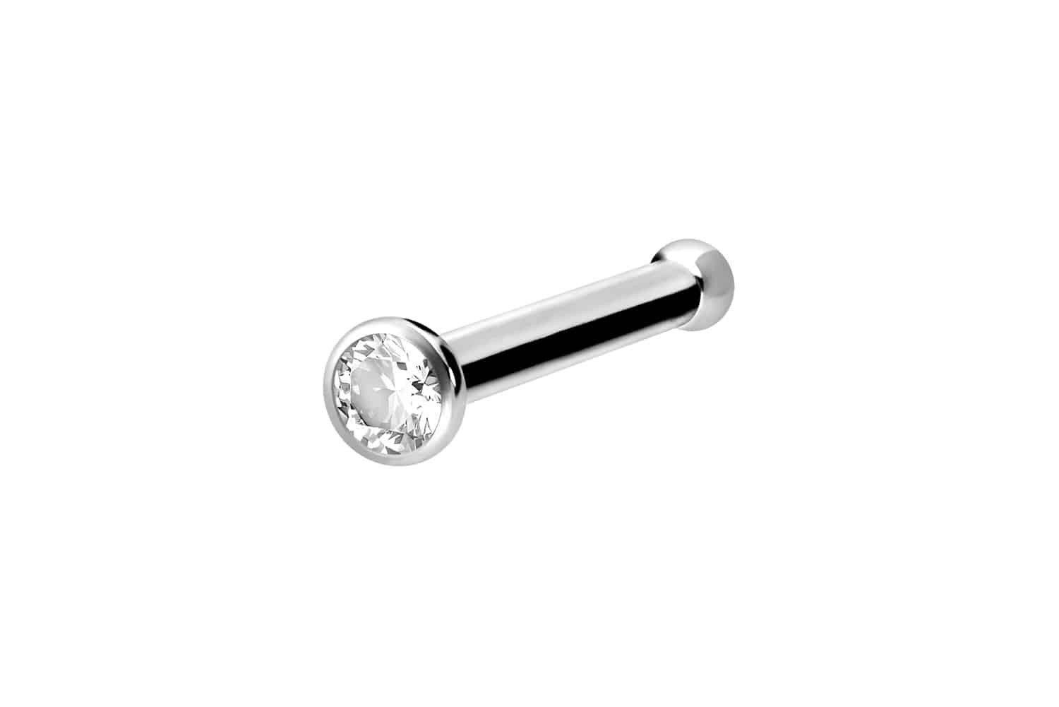 PIERCINGLINE Nasenpiercing Chirurgenstahl Nasenstecker Pin KRISTALL (Nasens günstig online kaufen