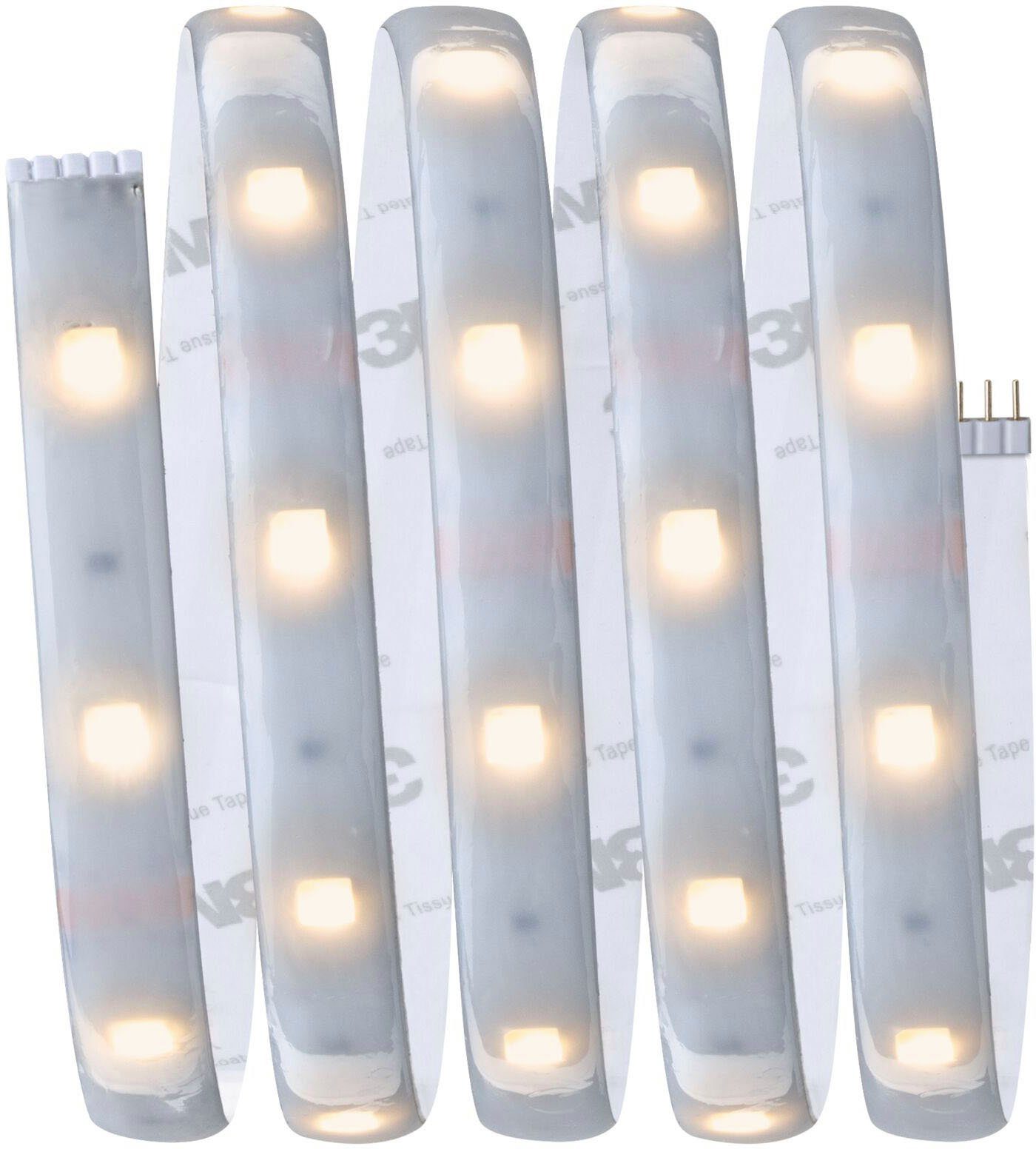 Paulmann LED-Streifen MaxLED Home beschichtet 1-flammig, 405l Basisset IP44 250 405lm, Zigbee Tunable 6W White, 1,5m, Smart