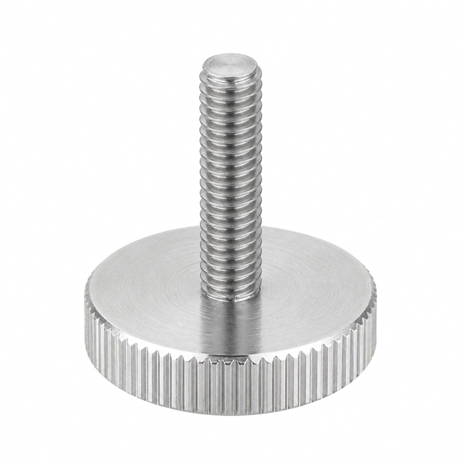 SO-TECH® Schraube Rändelschrauben M3-M10 DIN 635 Edelstahl V2A (SS304), (10 St), M6 x 30 mm, flache Ausführung ohne Schaft