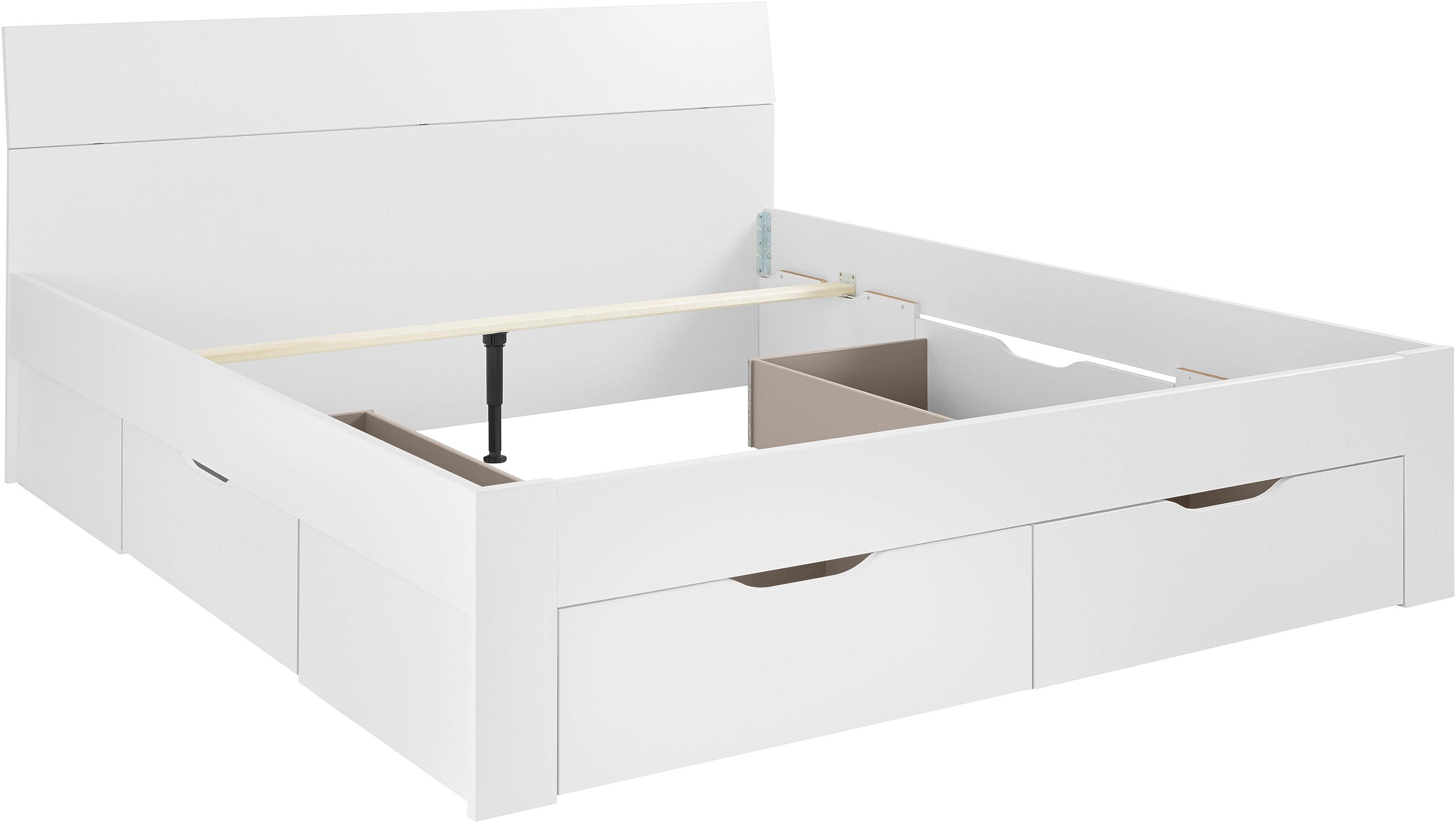 rauch Bett Einzelbett Doppelbett Stauraum FLEXX Breiten 90/140/180 cm, Einz günstig online kaufen