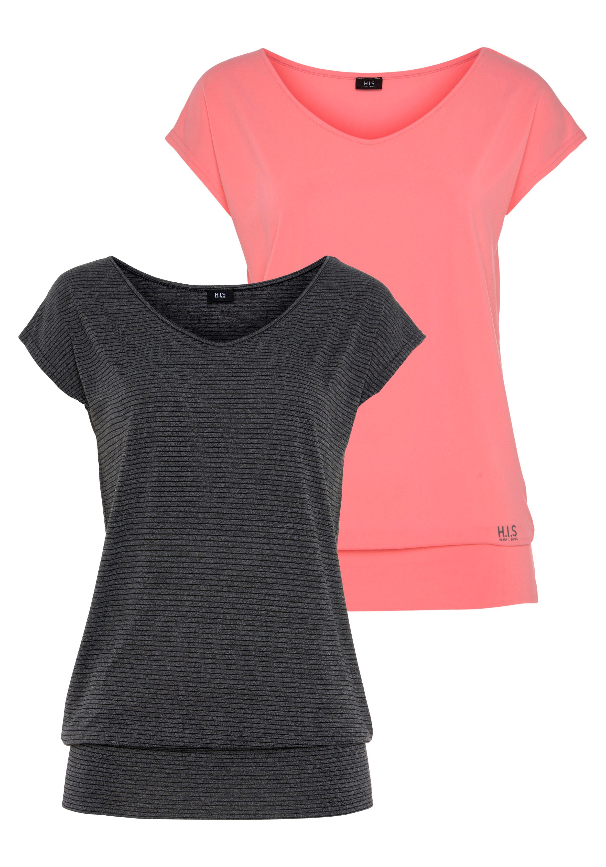 H.I.S Funktionsshirt (Spar-Set, 2er-Pack) ärmellos, figurfreundlicher Schnitt, ideal für Sport und Wandern