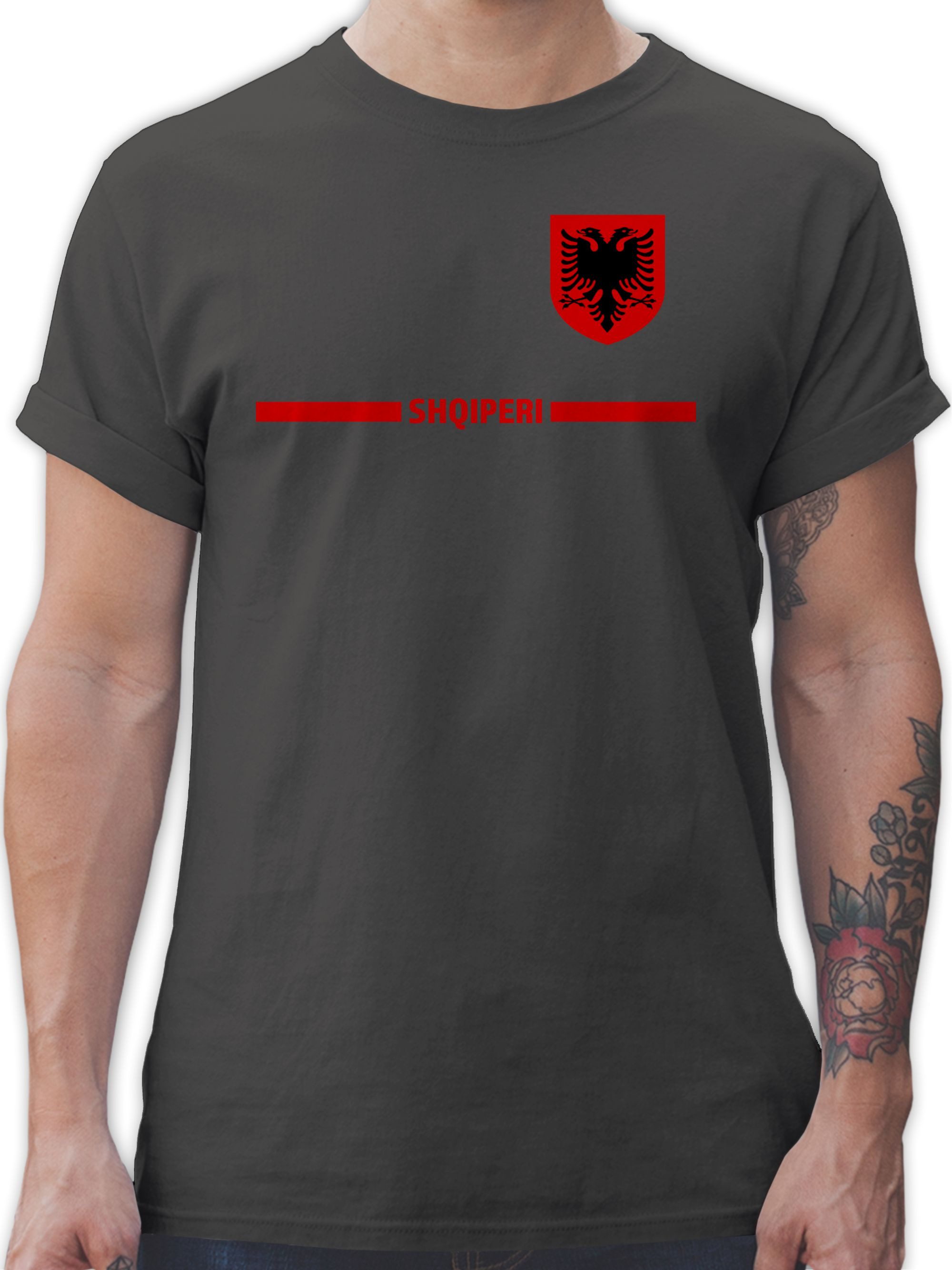 Shirtracer T-Shirt Albanien Trikot Wappen, Shqipëri günstig online kaufen