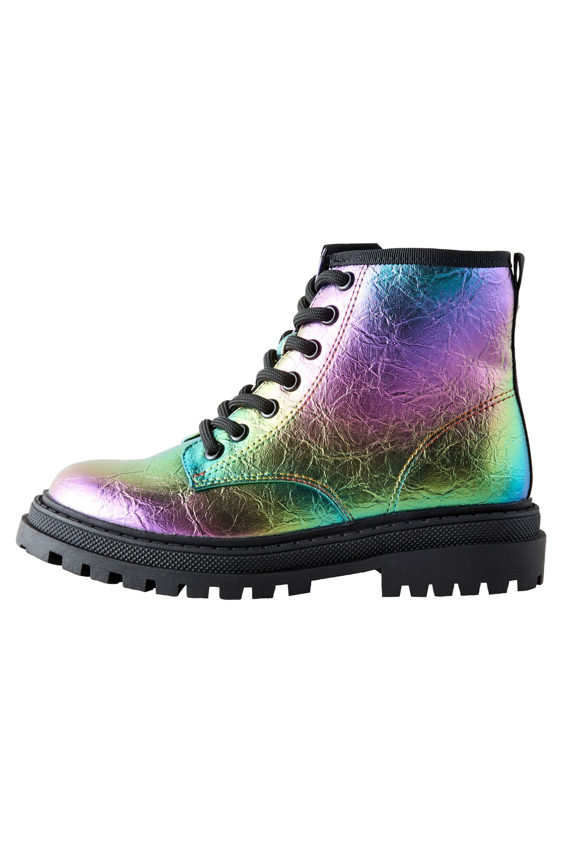 Warm gefütterte Schnürstiefel - Weite Passform Schnürstiefelette