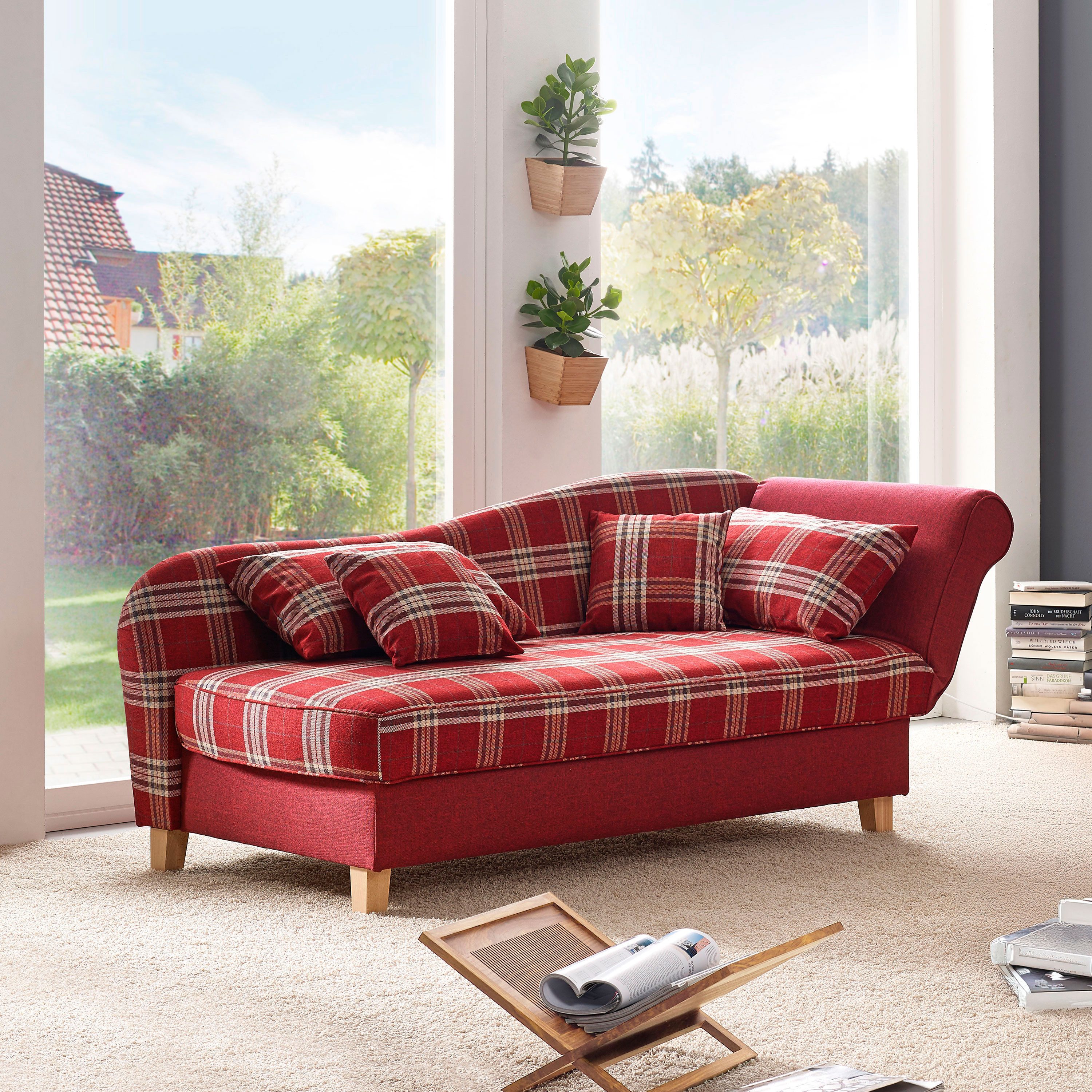 Max Winzer® Recamiere Selma, Recamiere mit Armteil rechts klappbar