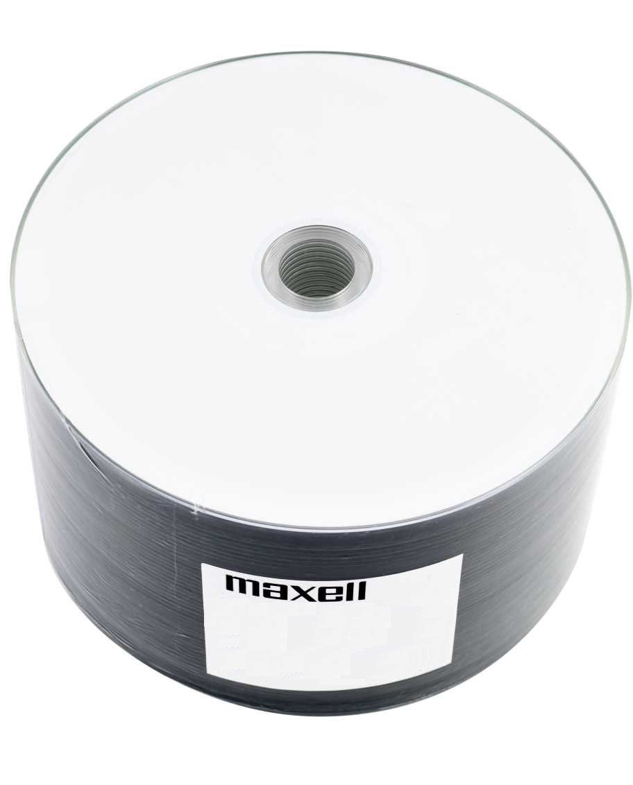 Maxell DVD-Rohling 50 Maxell Rohlinge DVD-R full printable 4,7GB 16x Shrink