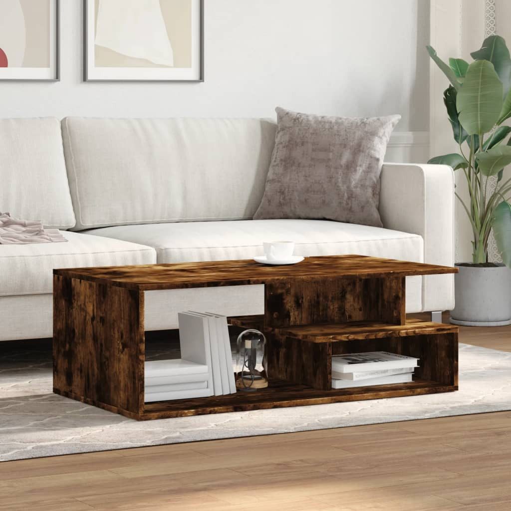 vidaXL Couchtisch Couchtisch Räuchereiche 102x55x35 cm günstig online kaufen