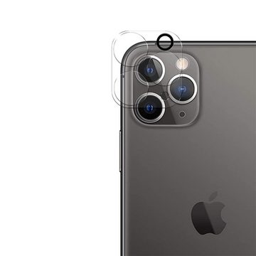 CoolGadget Schutzfolie Panzerfolie für iPhone 11 Pro, (Spar-Set 4in1, 2x Displayschutz, 2x Kameraschutz), Panzerglas Schutzfolie für Apple iPhone 11 Pro Folie