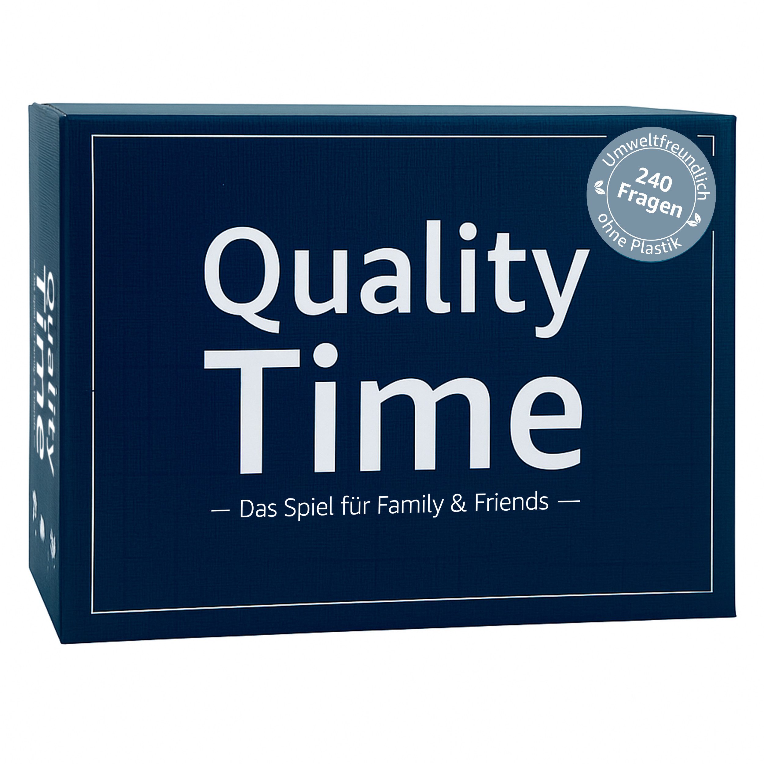 Hyggelig Home Spiel Quality Time - Das Spiel für Familie und Freunde - 240 Fragen, Kartenspiel, Made in Europe, FSC schützt den Wald weltweit