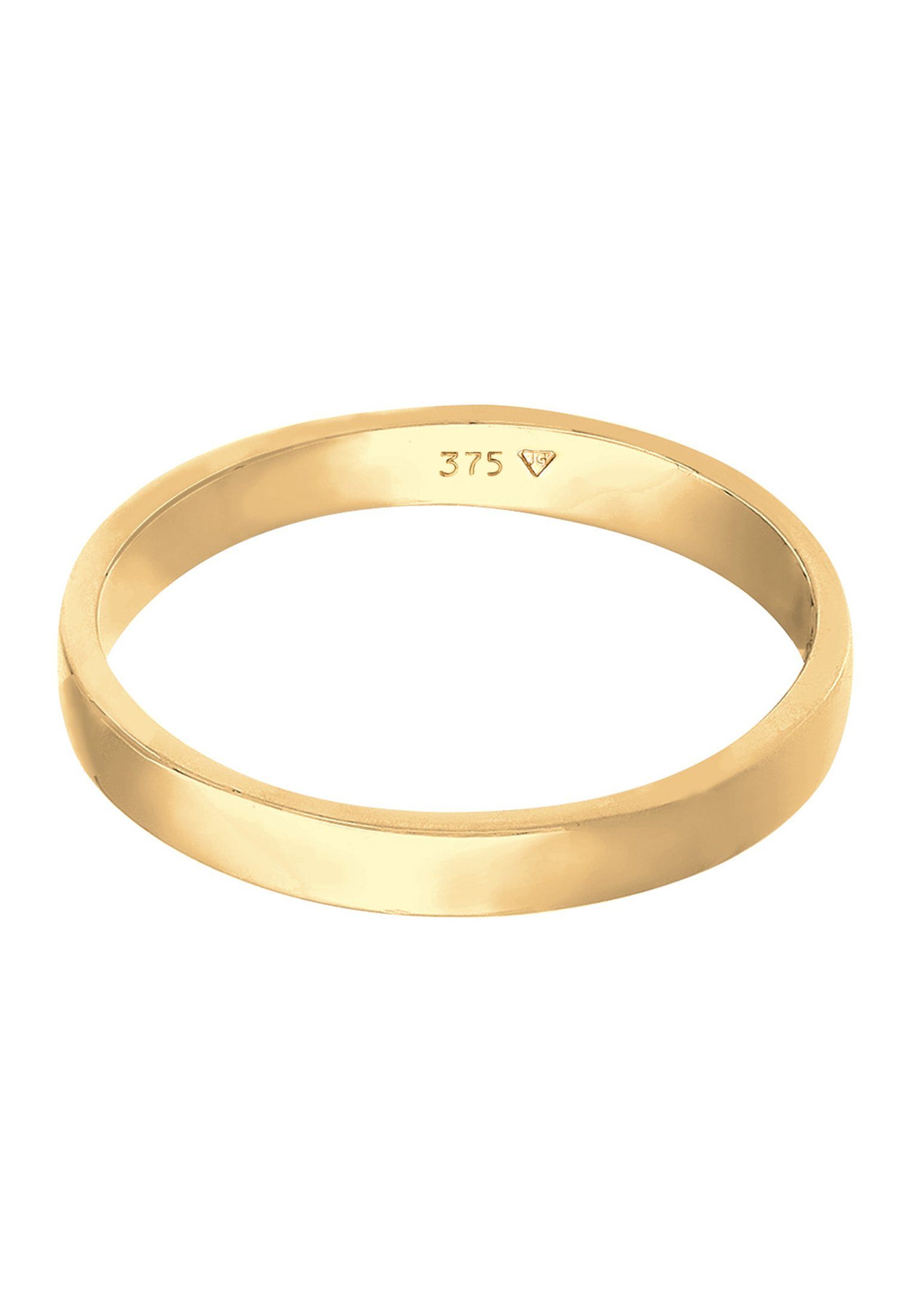 Elli Premium Fingerring Ehering Trauring Partnerring Basic 375 Gelbgold günstig online kaufen