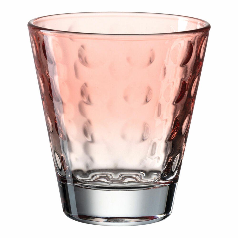 LEONARDO Glas Optic rot 215 ml, Glas