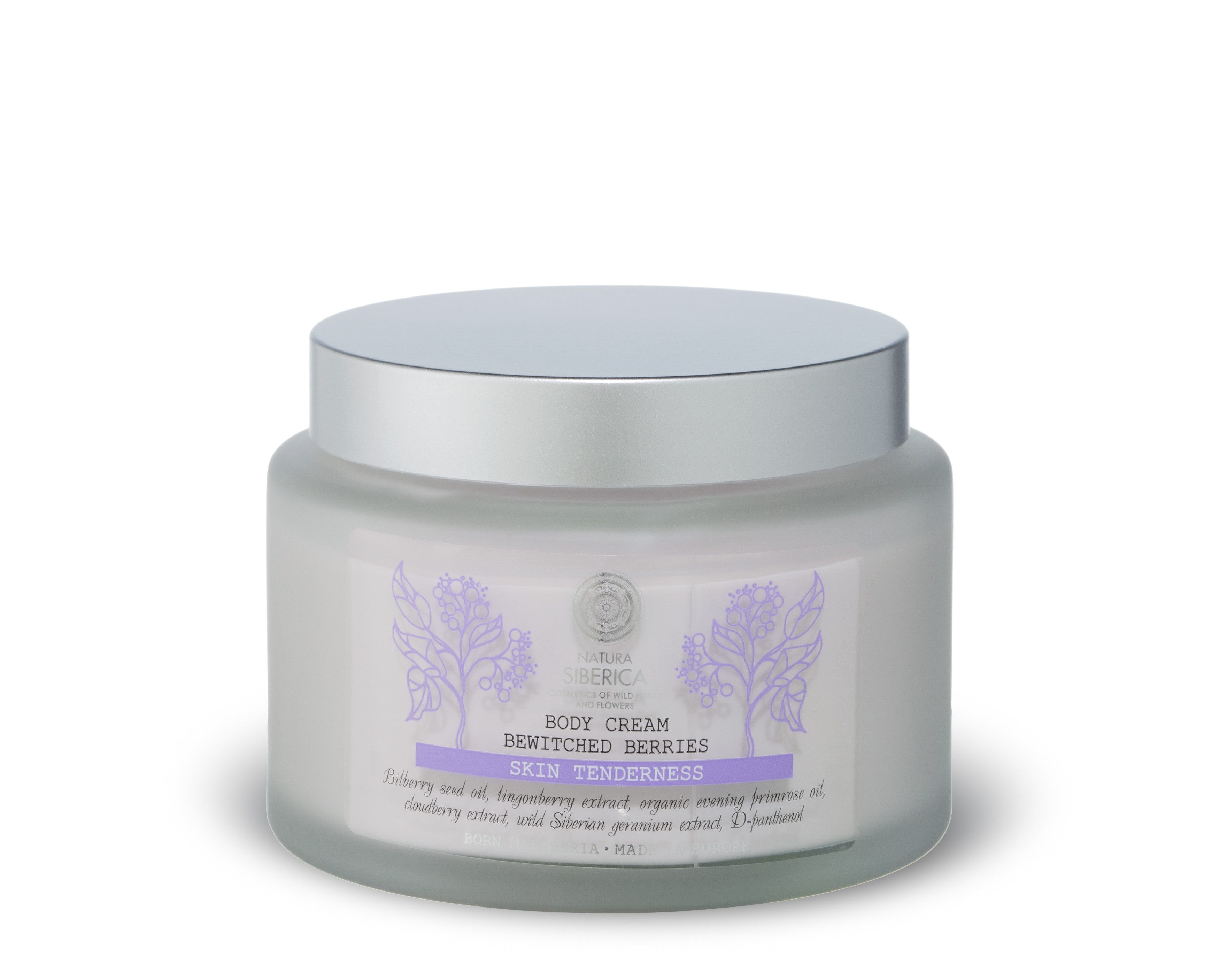 Natura Siberica Körperlotion Steklo Body Cream Bewitching Berries, 300 ml