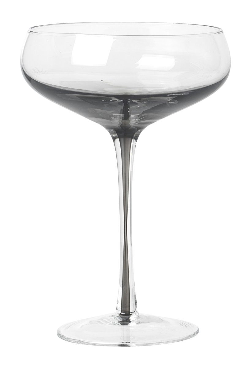 Broste Copenhagen Cocktailglas Smoke Cocktailglas grey 16,3cm, Glas