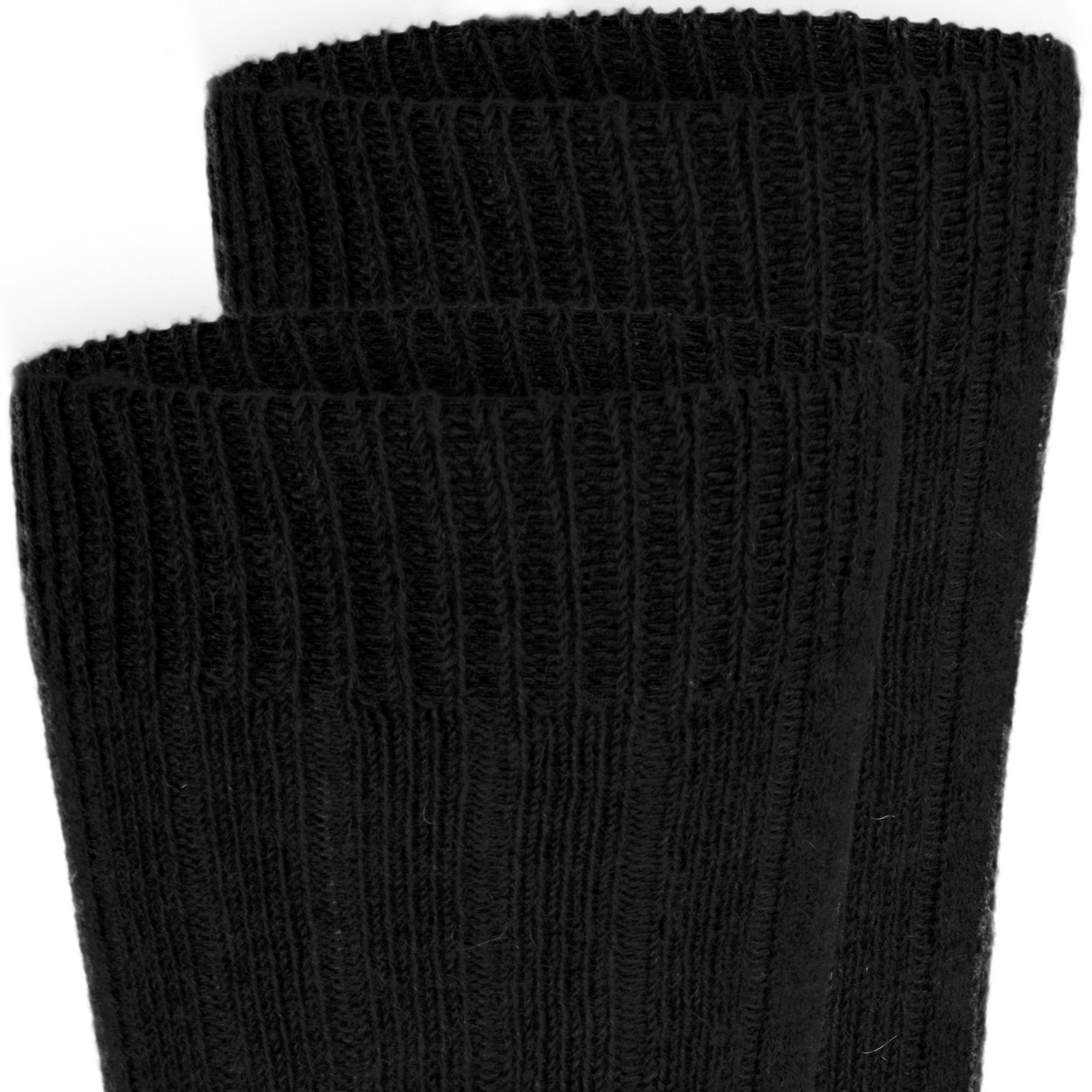 Paar Socken Black warme aus Schafwolle Snake Socken Alpaka mit (2-Paar) schwarz 2