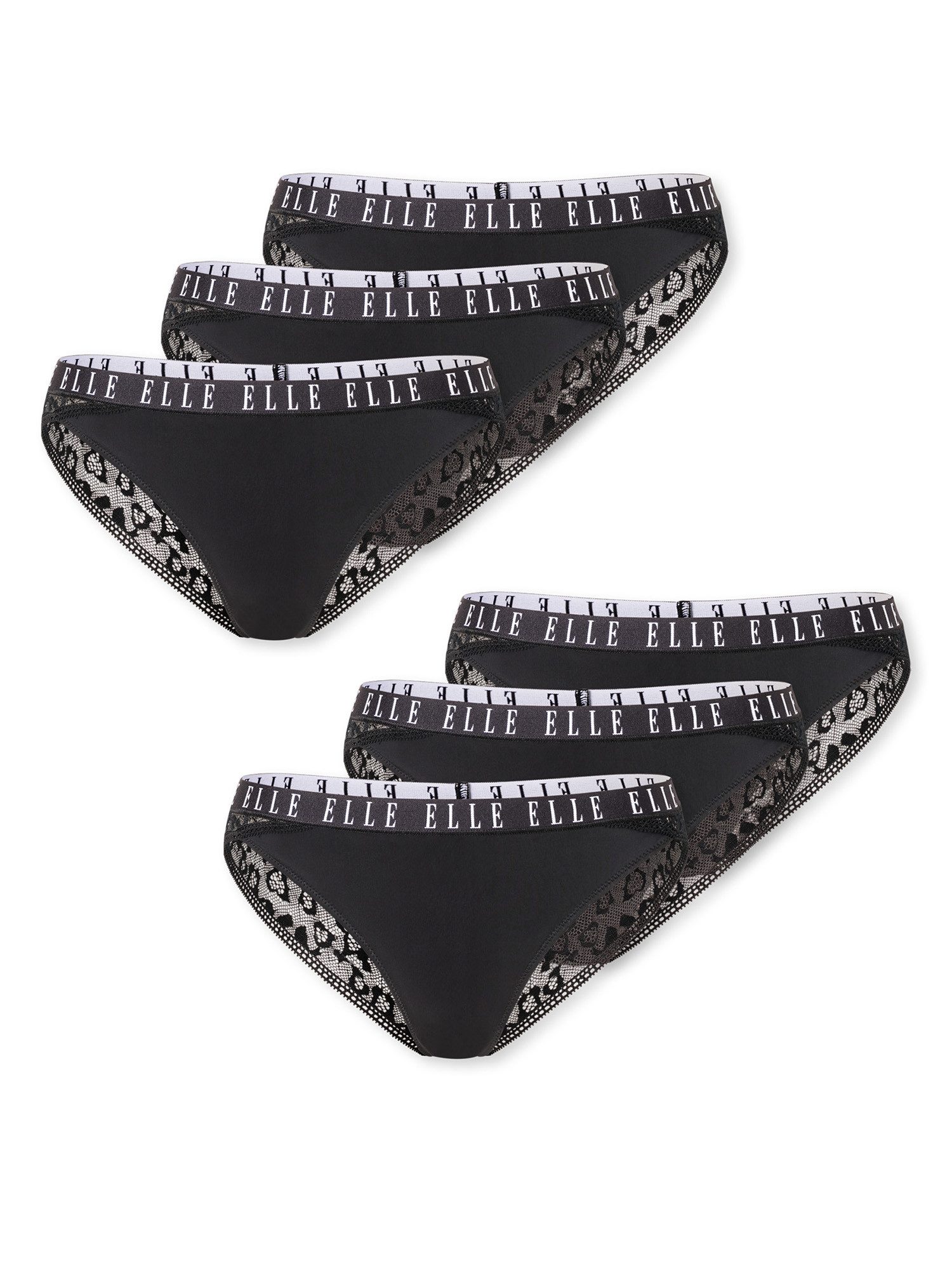 Elle Brasilslip ELLE LACE (6-St) rio-slip tanga knapp