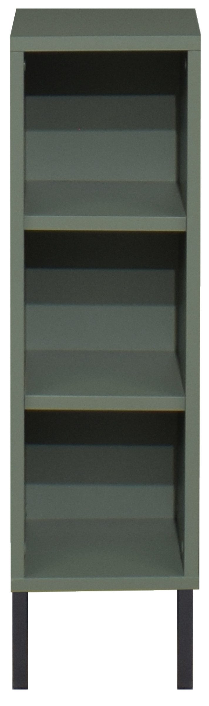 Mäusbacher Unterstellregal in pine green matt - 25x89x25cm (BxHxT)