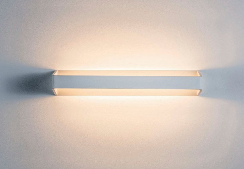 Paulmann LED Wandleuchte Bar LED 10,5W Weiß, LED fest integriert, Warmweiß,  Bar LED 10,5W Weiß
