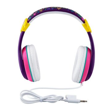 eKids Disney Encanto Kinder-Kopfhörer mit kindgerechter Lautstärkebegrenzung Kinder-Kopfhörer (kabelgebunden, Schmetterling am Kopfbügel leuchtet im Dunkeln)