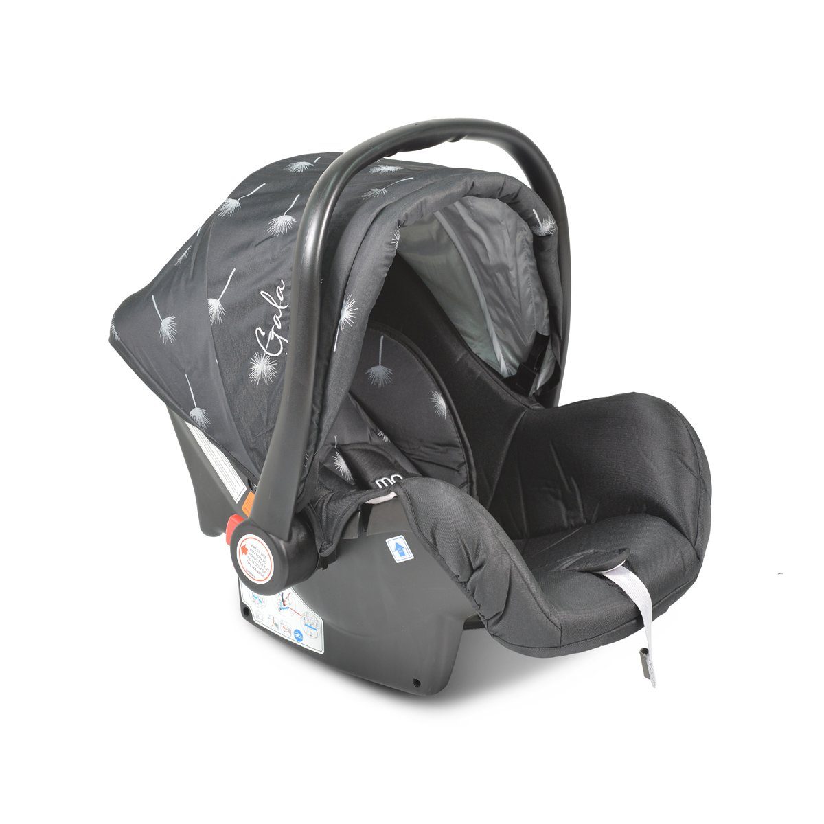 Moni Babyschale Babyschale Gala 0+, kg), Sitzpolster schwarz (0 bis: Fußabdeckung, Premium, 13 - Gruppe kg, 13