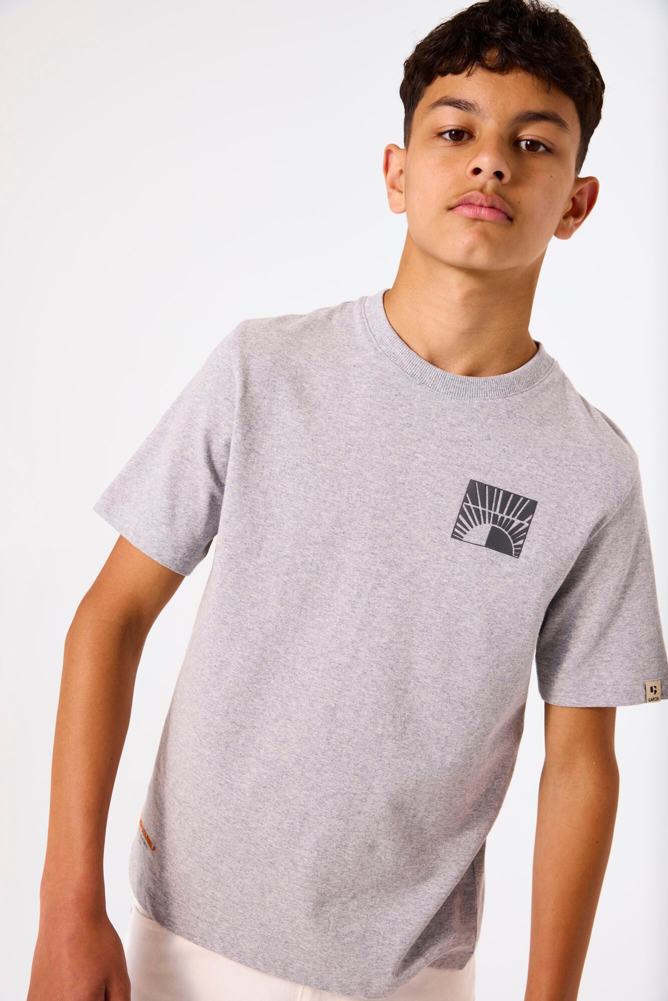 Garcia T-Shirt mit Front- und Backprint günstig online kaufen