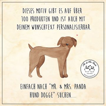 Fußmatte Hund Dogge - Schwarz - Geschenk, Hundeliebe, Deutsche Dogge, Herz, Sc, Mr. & Mrs. Panda, Höhe: 0.5 mm