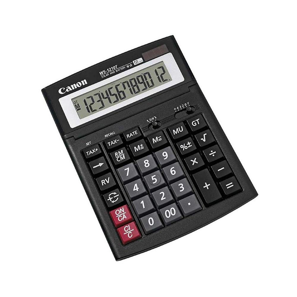 Canon Taschenrechner WS-1210T Tischrechner/Taschenrechner (Display klappbar)