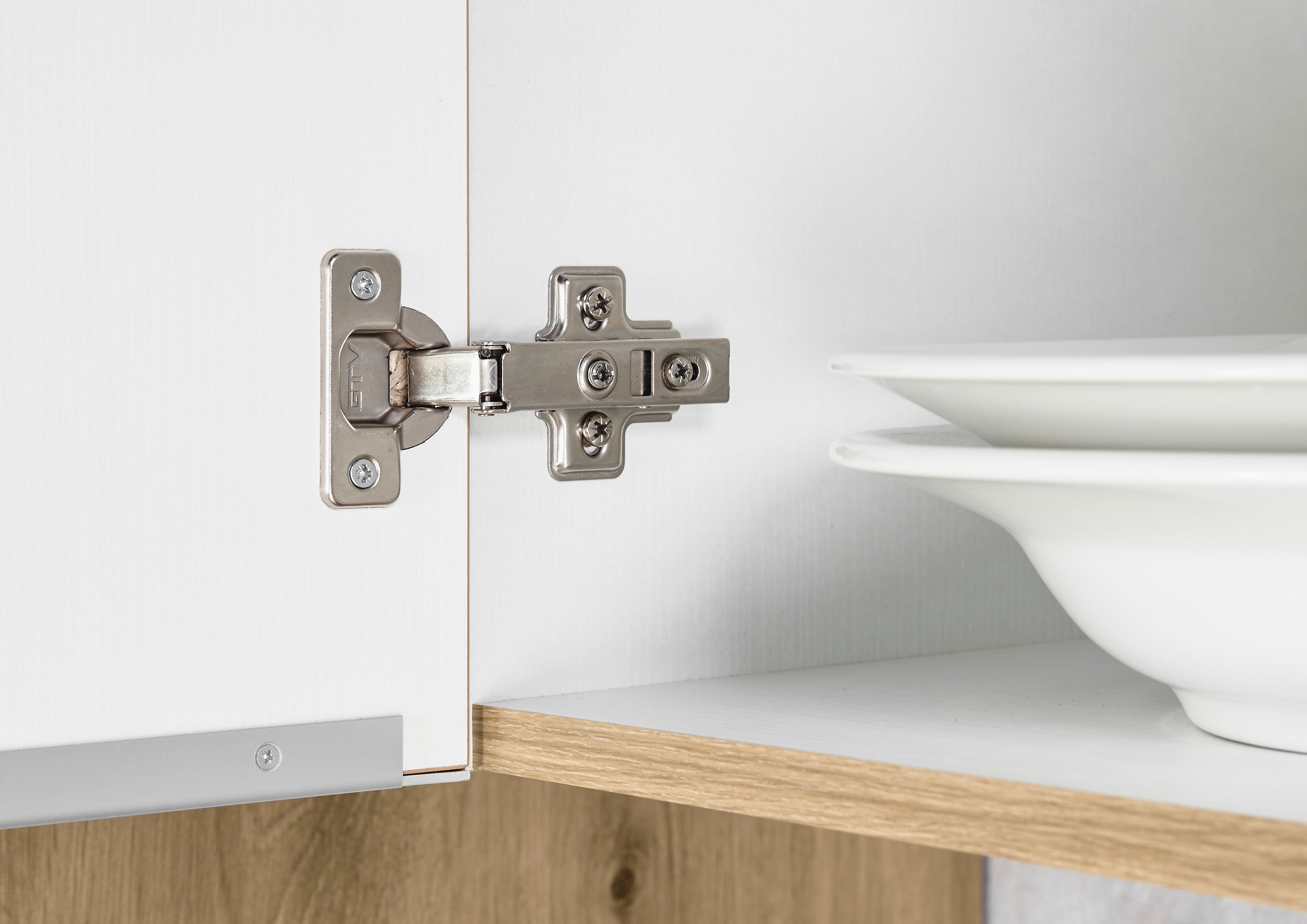 RESPEKTA Winkelküche Safado aus der Serie Marleen, Breite 220 cm, mit Soft-Close, in exklusiver Konfiguration für OTTO