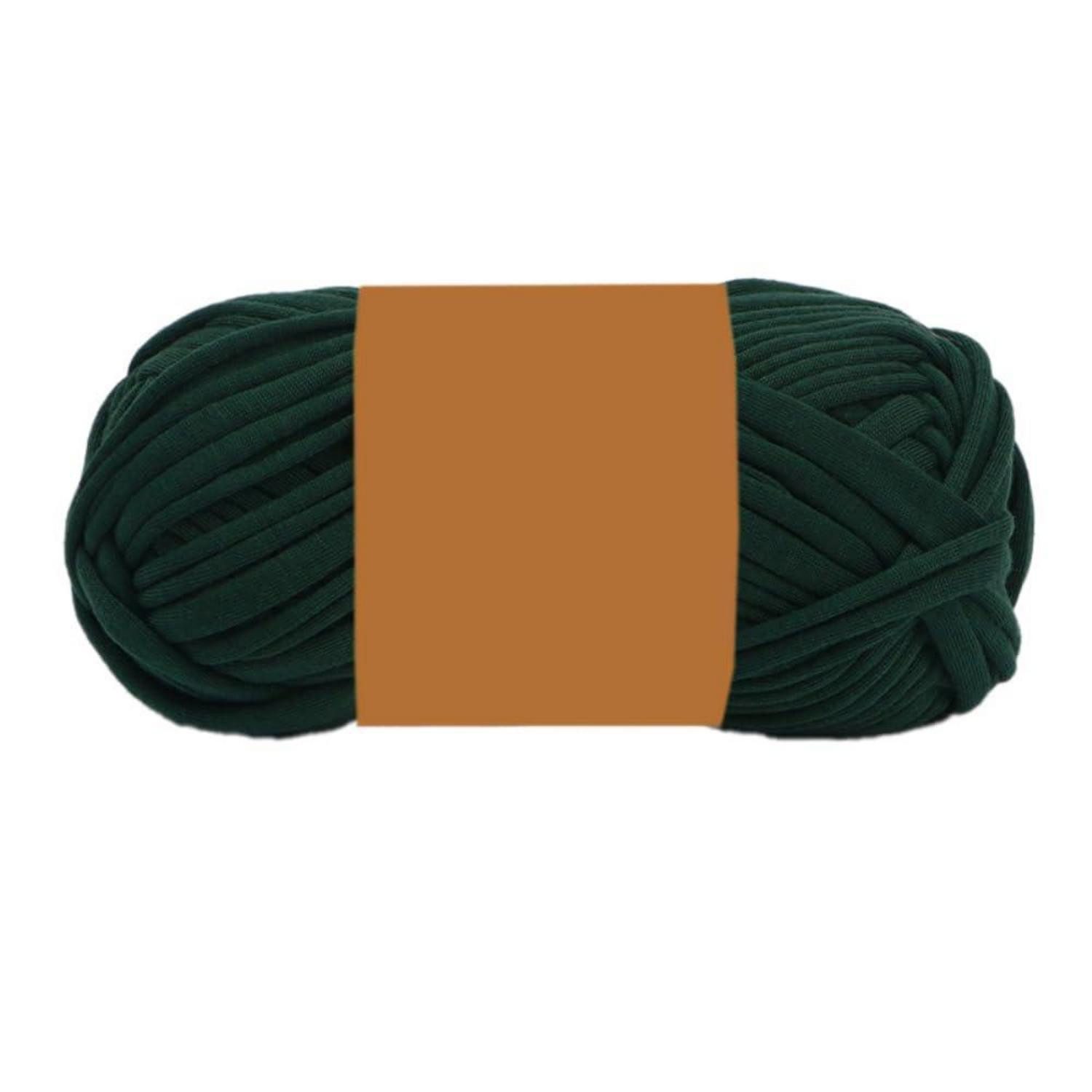 LuxusKollektion Häkelgarn Polyester Dunkelgrün 100g Häkelwolle