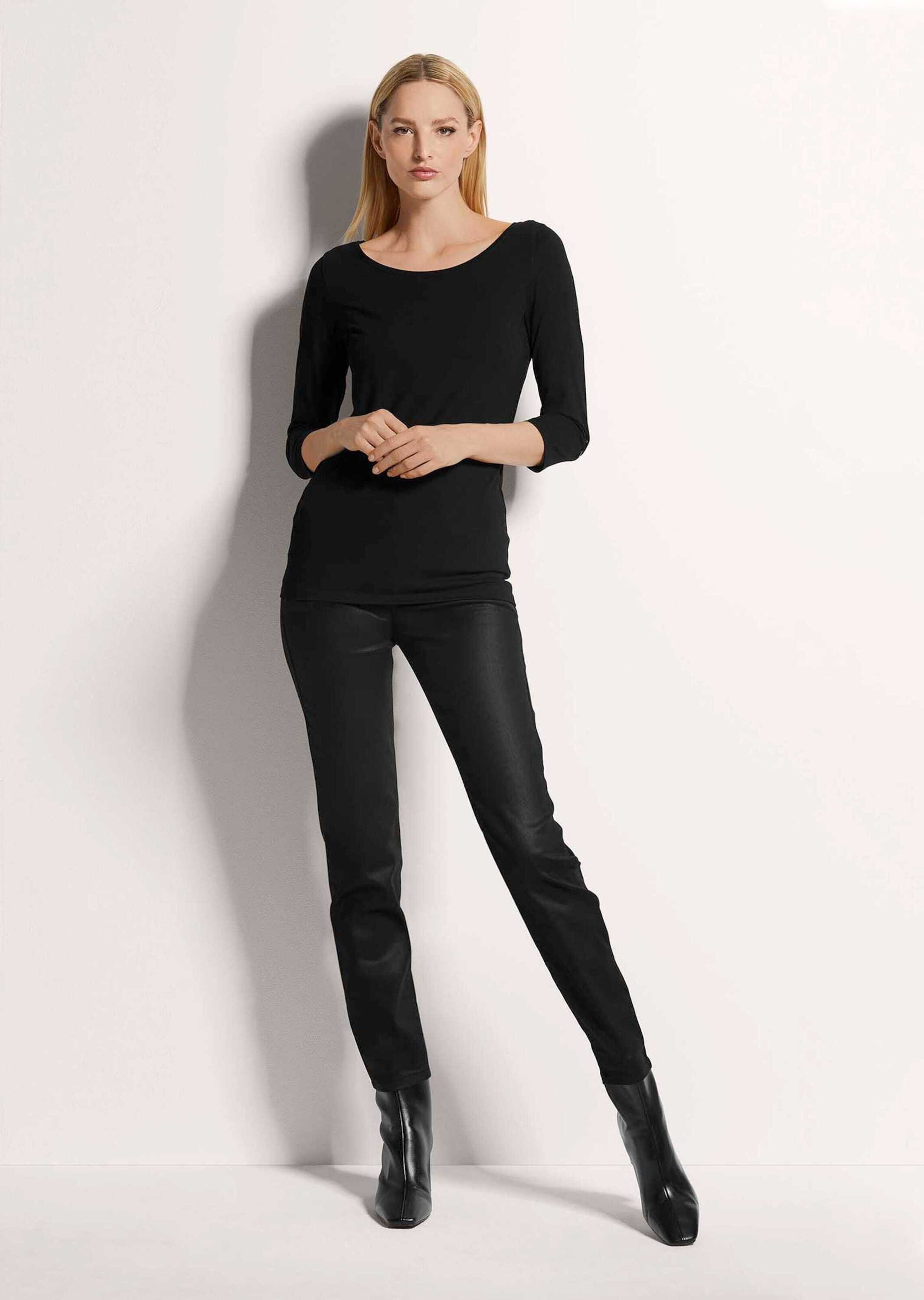 MADELEINE 3/4-Arm-Shirt Shirt mit U-Boot-Ausschnitt günstig online kaufen