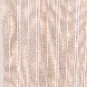 Vorhang Vorhang Basic Stripe Streifen natur weiß 245cm von SCHÖNER LEBEN., SCHÖNER LEBEN., Smokband (1 St), blickdicht, Baumwolle, handmade, made in Germany, pflegeleicht, vorgewaschen