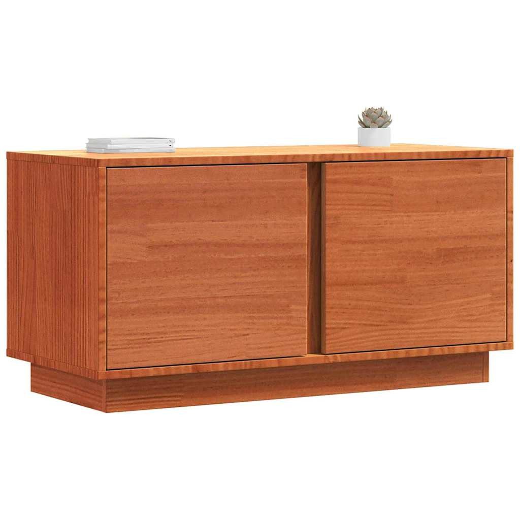 vidaXL TV-Schrank TV-Schränk Wachsbraun 80 x 35 x 40,5 cm Massives Kiefernholz (1-St)