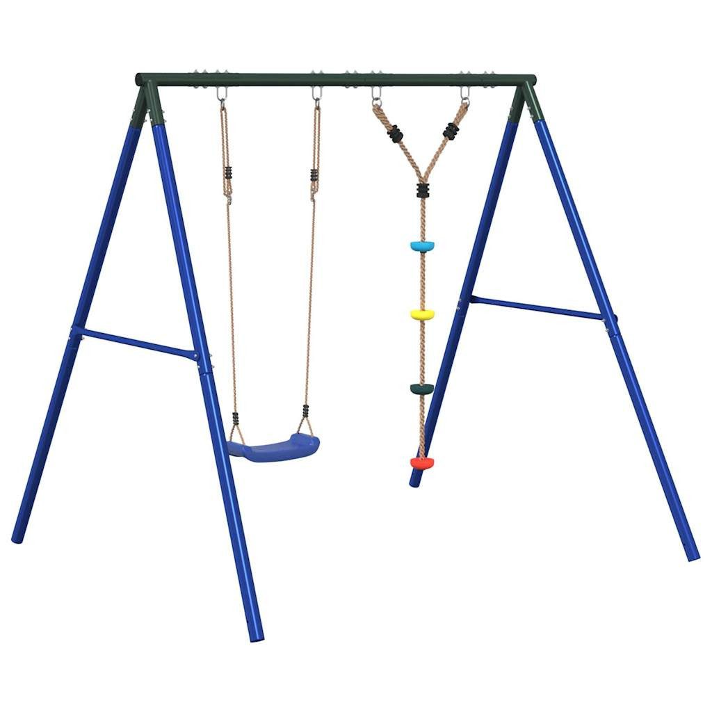vidaXL Spielturm Schaukel-Set mit Schaukelsitz und Kletterschaukel