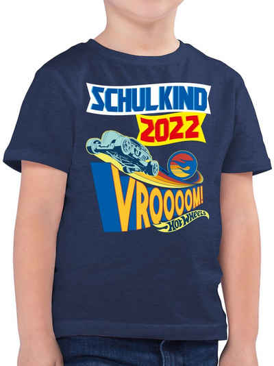 Shirtracer T-Shirt »Schulkind 2022 - Vroooom! - Hot Wheels Jungen - Jungen Kinder T-Shirt« kinder t shirt, hat wheels - tshirt jungen hotwheels