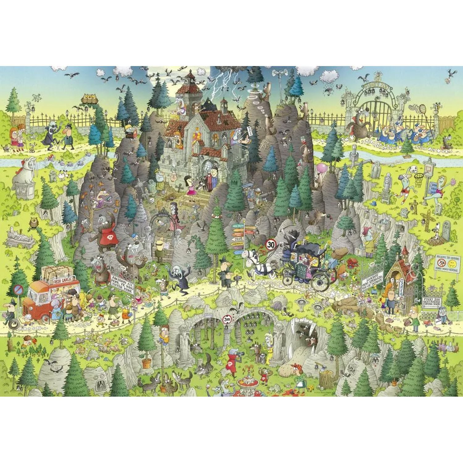 HEYE Puzzle Transylvanian Habitat Puzzle 1000 Teile, 1000 Puzzleteile