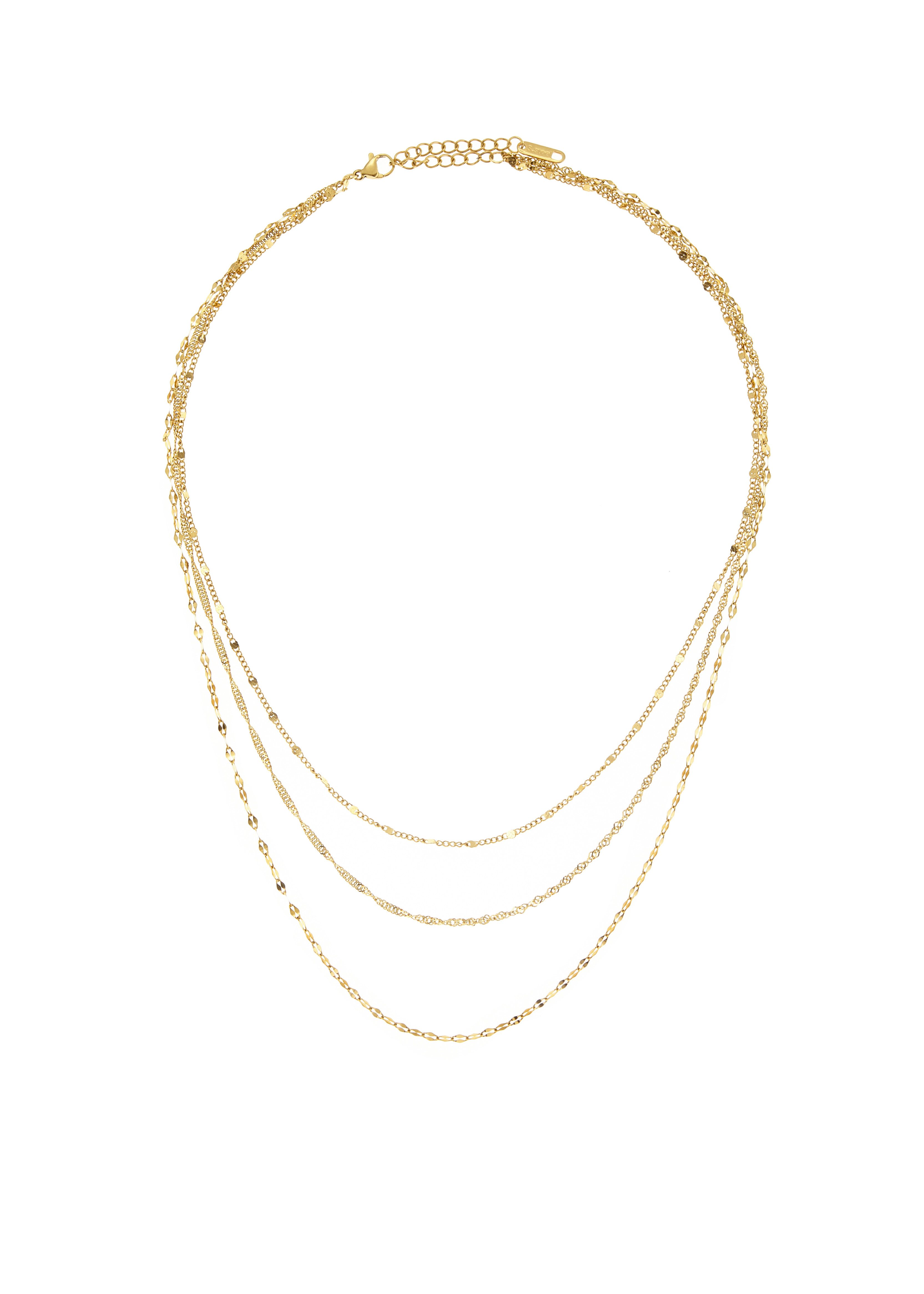 LASCANA Collier 3- reihige Halskette, Zarte günstig online kaufen