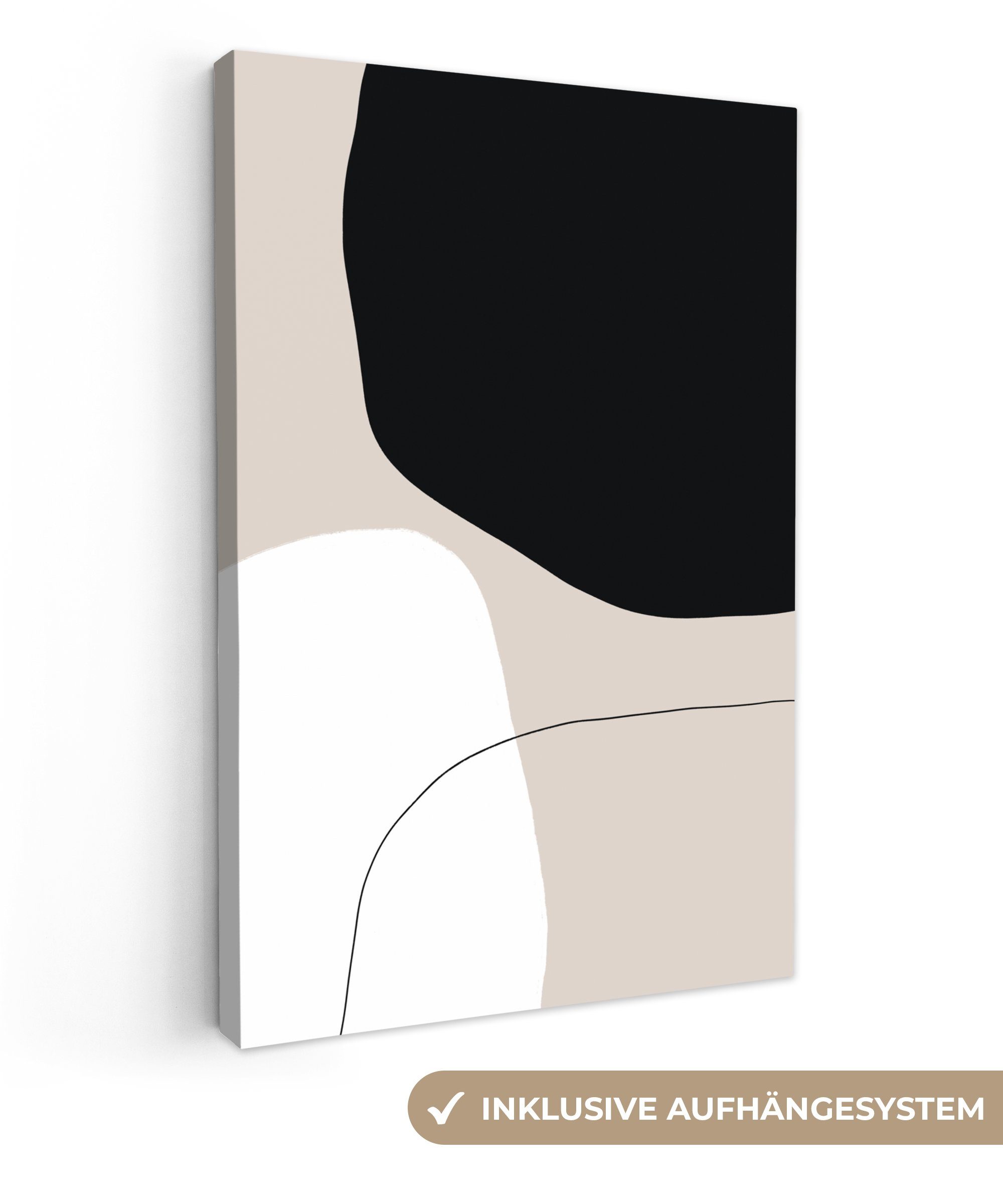 OneMillionCanvasses® Leinwandbild Formulare - Abstrakt - Gestaltung, Fotodruck (1 St), Leinwand Canvas Wandbild, Wanddekoration 20x30 cm