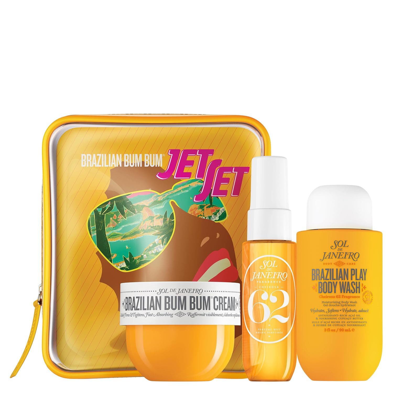 Sol de Janeiro Duft-Set Bum Bum, 3-tlg., Hair & Body Mist; Duschgel; Body Cream ;
