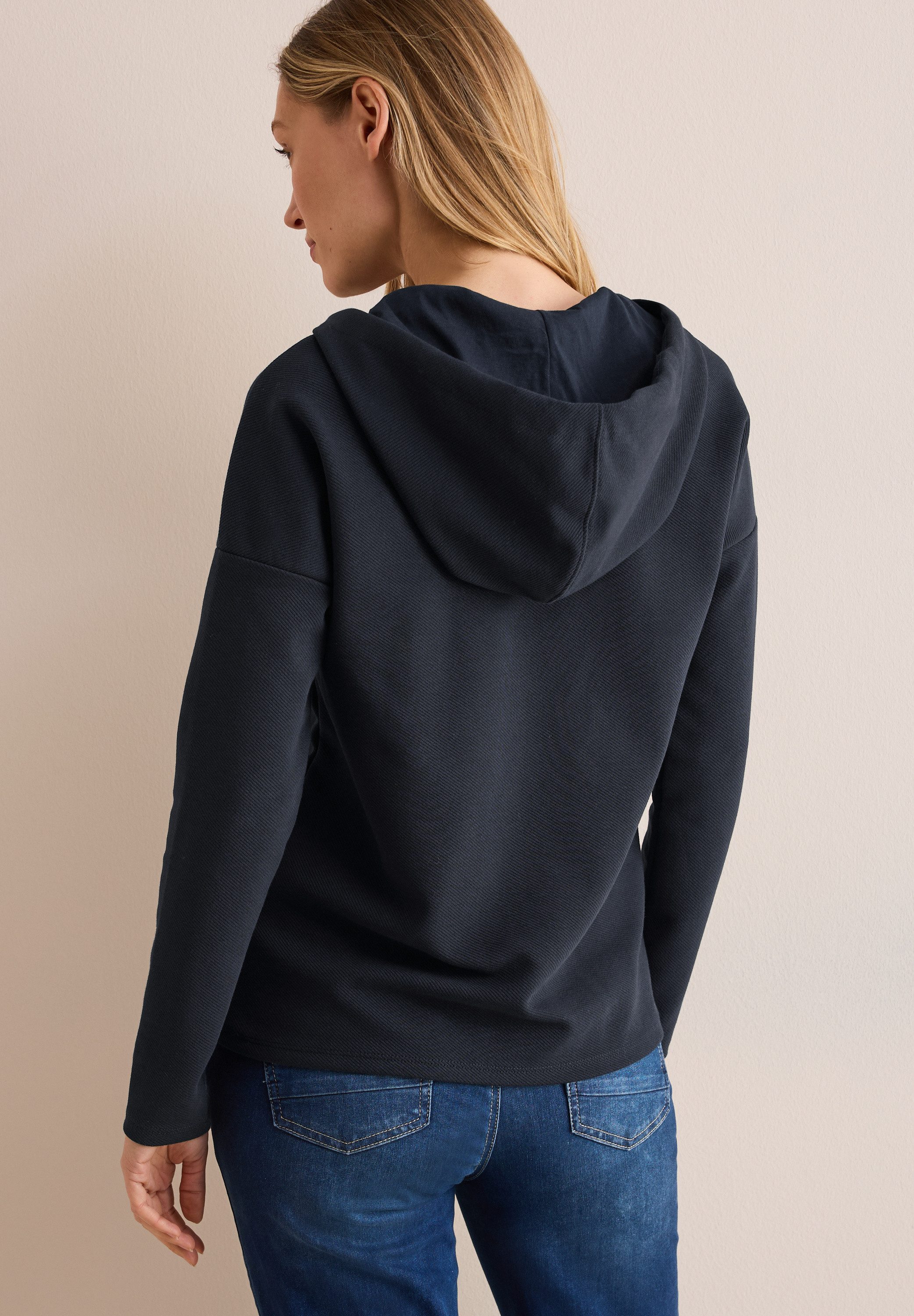 Cecil Langarmshirt, mit Kapuze mit Tunnelzugband günstig online kaufen