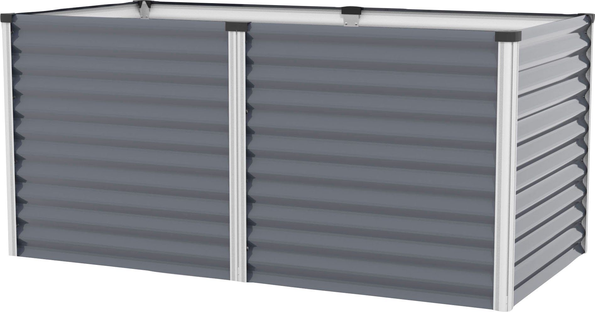 Vitavia Hochbeet Meta 858, BxTxH: 96x188x86 cm, granit/ alu