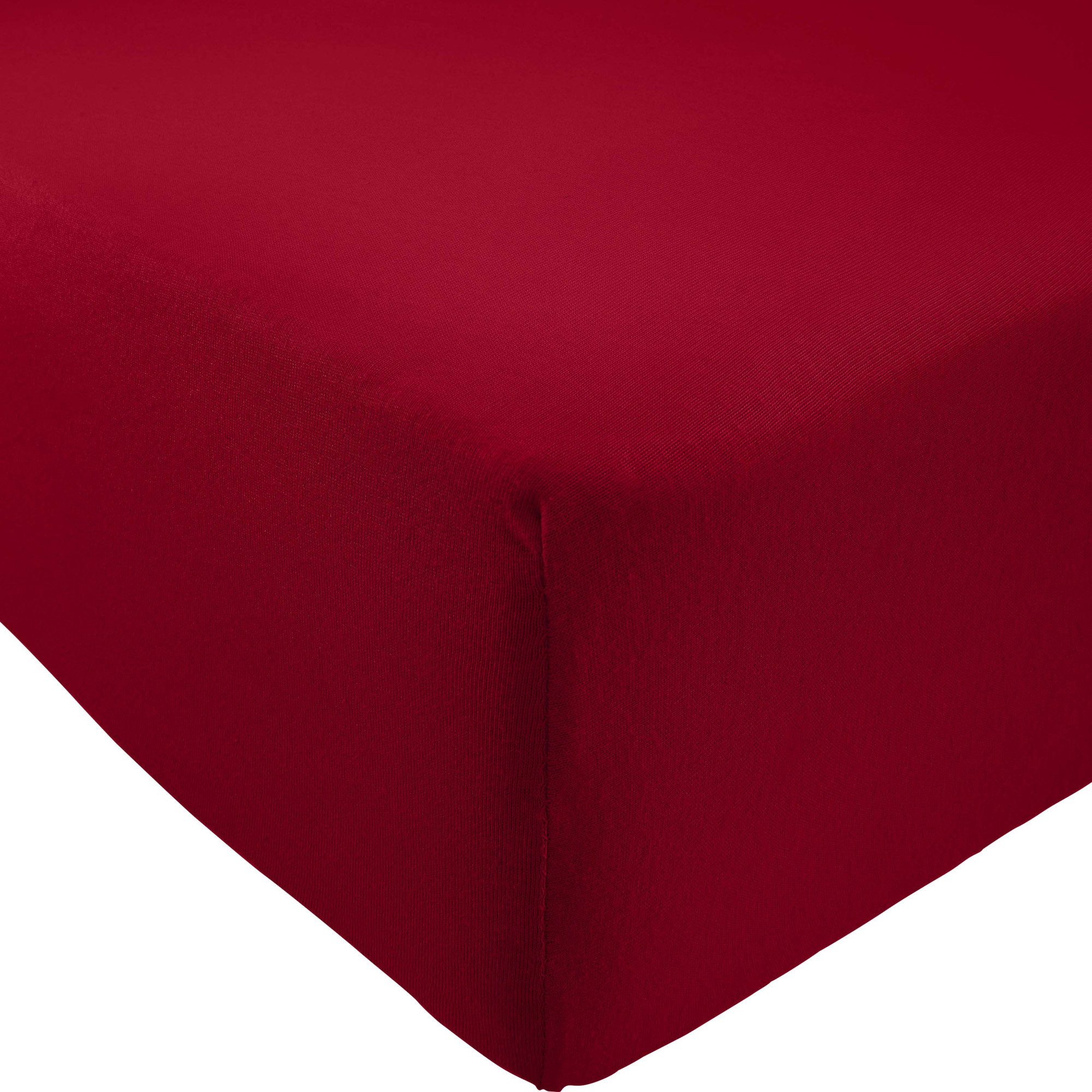 REDBEST Spannbettlaken Spannbettlaken "Pittsburgh", Polyester, Gummizug: Rundumgummi, (1 Stück), Single-Jersey Uni