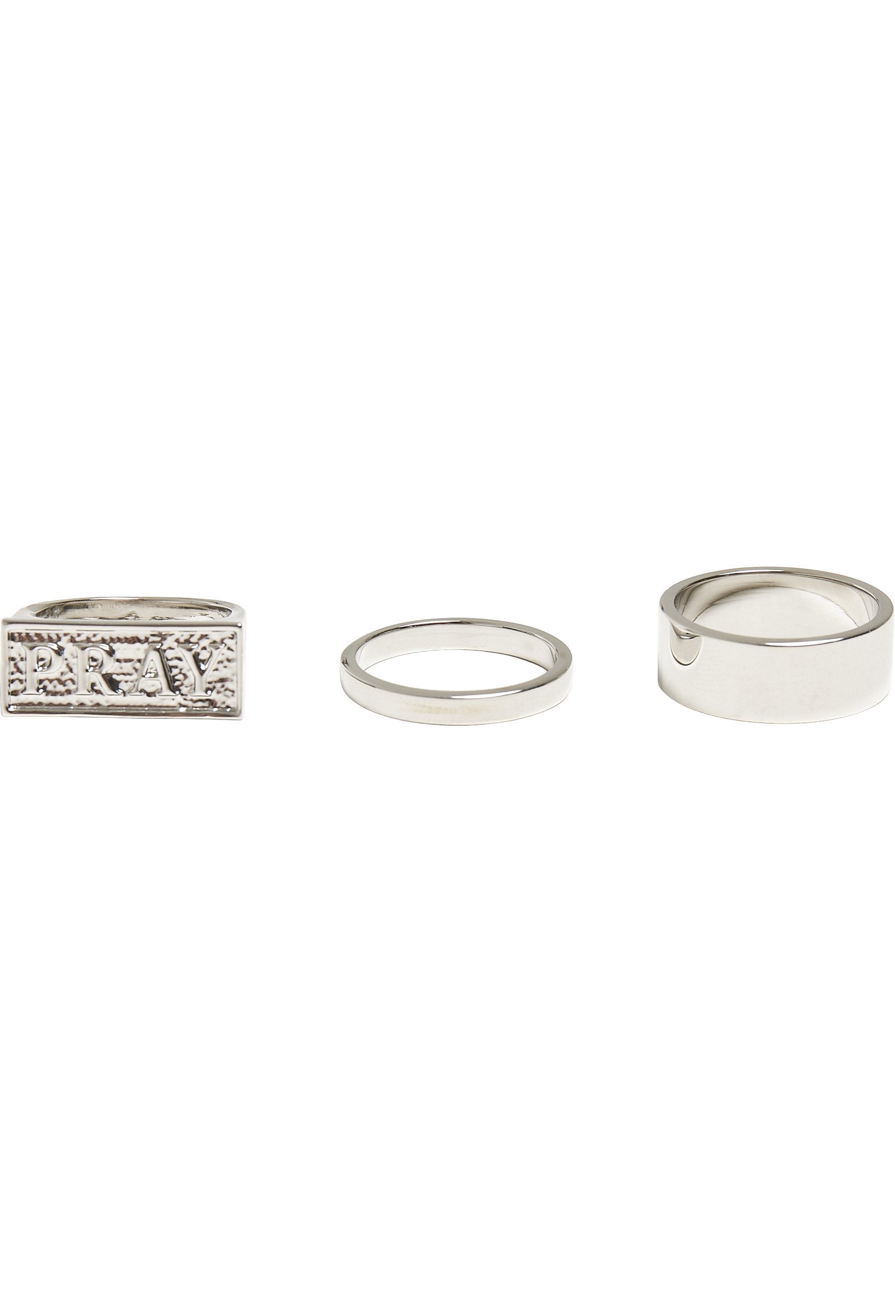 MisterTee Ring-Set MisterTee Unisex Pray Ring Set